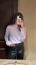 Load image into Gallery viewer, Lavender Cashmere Blend Sweater