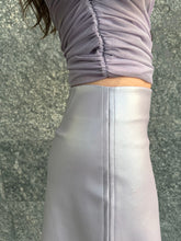 Load image into Gallery viewer, Metallic Faux Mini Skirt