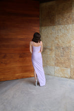 Load image into Gallery viewer, Lavender Cut-Out Maxi Dress