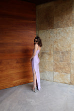 Load image into Gallery viewer, Lavender Cut-Out Maxi Dress