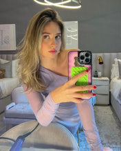 Load image into Gallery viewer, Ruched Mesh Top