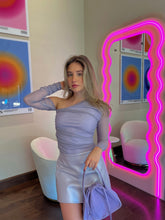 Load image into Gallery viewer, Metallic Faux Mini Skirt