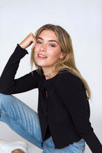 Load image into Gallery viewer, Black Basic Cardigan