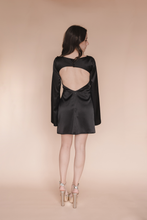 Load image into Gallery viewer, Black Disco Mini Dress