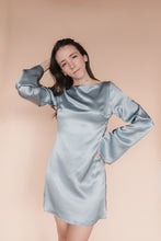 Load image into Gallery viewer, Azure Blue Disco Mini Dress