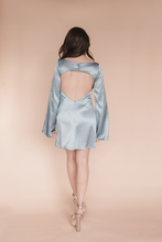 Load image into Gallery viewer, Azure Blue Disco Mini Dress
