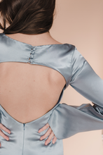 Load image into Gallery viewer, Azure Blue Disco Mini Dress