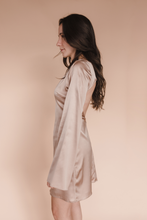 Load image into Gallery viewer, Beige Disco Mini Dress
