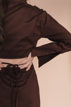 Load image into Gallery viewer, Cut-Out Shirt Dress