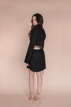 Load image into Gallery viewer, Cut-Out Shirt Dress