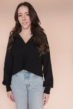 Load image into Gallery viewer, Black Polo Sweatshirt