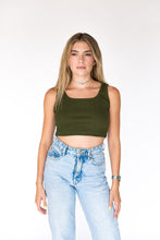 Load image into Gallery viewer, Squared Neck Crop Top