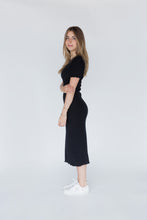 Load image into Gallery viewer, Short Sleeve Wavy Dress