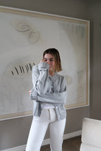 Load image into Gallery viewer, Cashmere Blend Gray Cardigan
