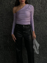 Load image into Gallery viewer, Lavender Ruched Top
