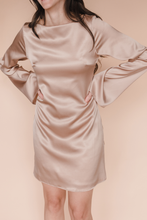 Load image into Gallery viewer, Beige Disco Mini Dress
