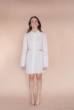 Load image into Gallery viewer, Cut-Out Shirt Dress
