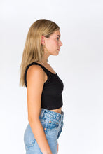 Load image into Gallery viewer, Squared Neck Crop Top
