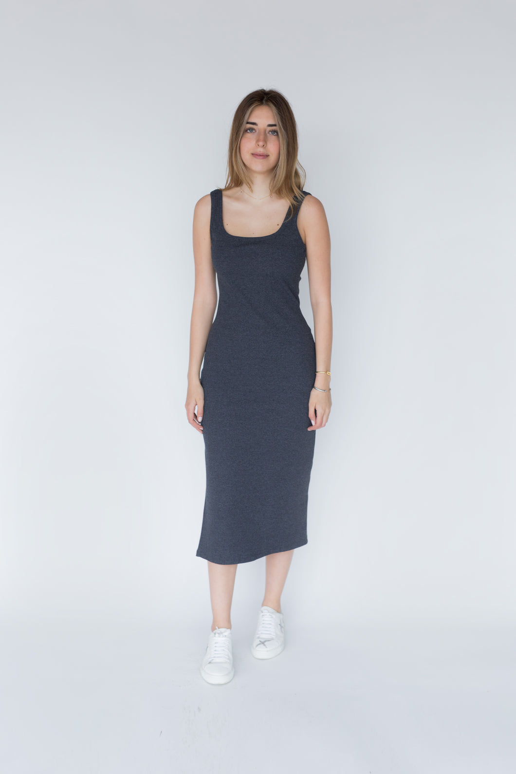 Squared Neck Dress